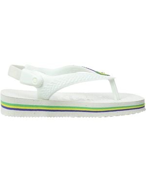 Havaianas M1 Brasil Logo Flip Flops Beach Sandals - Black