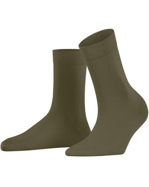 FALKE Cotton Touch W So Thin Plain 1 Pair Socks - Green