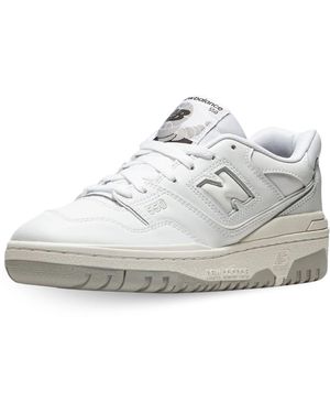 New Balance Scarpe 550 Taglia 40 Codice GSB550PB Bianco - Metallizzato