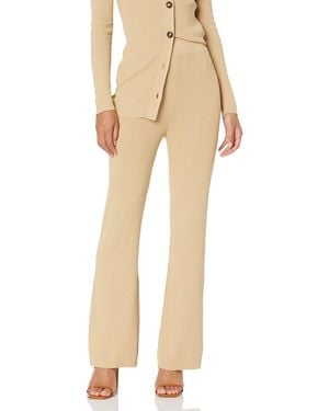 The Drop , Ellison, Pantalone da Donna, a Costine con Gamba Larga, Cagliata e Siero di Latte, M - Neutro