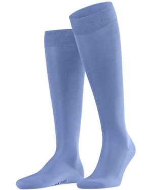 FALKE Tiago Biologische Baumwolle Lang Einfarbig 1 Paar Calze - Blu