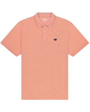 Wrangler Refined Polo Shirt - Pink