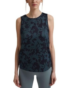 Esprit Sports Per T-shirt Edry Aop Sporttop - Blauw