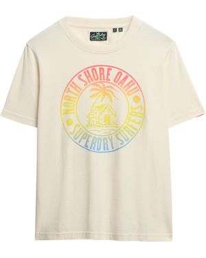 Superdry Lo-fi Loose Fit Outdoor T-shirt - White