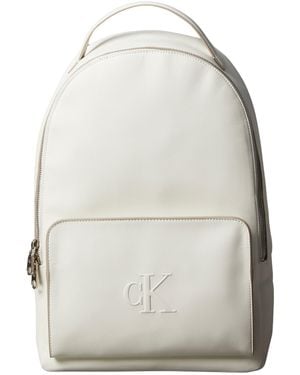 Calvin Klein Jeans Sclptd Imprsssn Slm Lv04k3165g Backpack - Natural