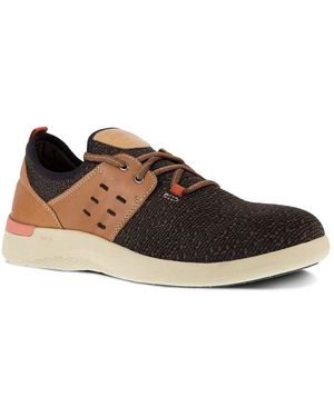 Rockport Truflex Work Comp Toe Safety - Brown