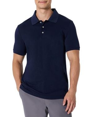 Amazon Essentials Slim Fit Interlock Polo Shirt - Blue