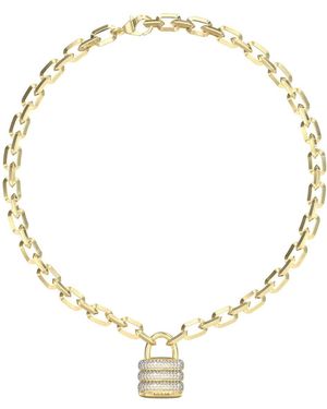 Guess Collier pour Acier Inoxydable JUBN05415JWYGT/U - Métallisé