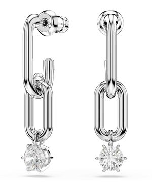 Swarovski Constella Drop-Ohrhänger - Weiß