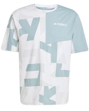 adidas Terrex Multi Climacool Printed T-shirt - Blauw