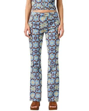 Wrangler Mid Rise Boot Jeans - Blue