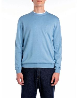 Replay Uk4723 Pullover Jumper - Blue