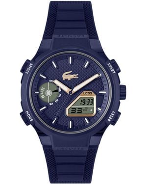 Lacoste Digitale da Uomo Collezione LC33 con Cinturino in Silicone Blu Navy