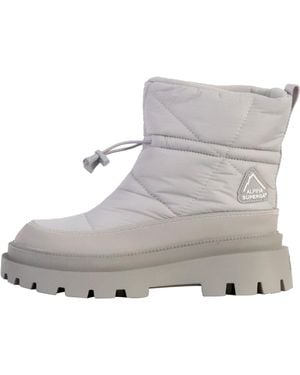 Superga Alpina Apex Boots - Women, Triple Grey, 7 Uk