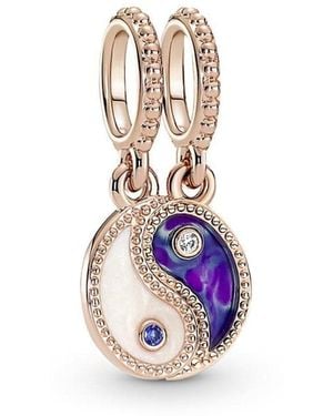 PANDORA Rose Charm-anhänger "yin & Yang" Silber - Blauw