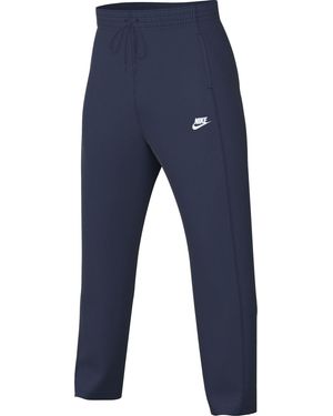 Nike Sportswear Club Gebreide Broek Met Open Zoom Voor - Blauw