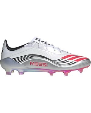 adidas Performance F50 Messi Elite FG PRESTIG10 Weiß weissrotsilber - Mehrfarbig