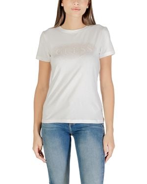 Guess Eco Ingrid T-shirt Met Korte Mouwen Voor - Blauw