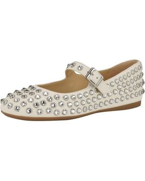 Guess Kalidal Mary Jane Flat - Natural