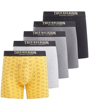 True Religion Cotton Stretch S Boxer Briefs - Multicolour