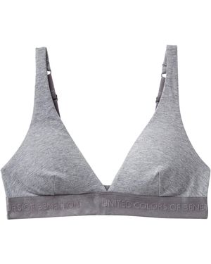 Benetton Reggiseno 3OP81R01F Intimo - Grigio