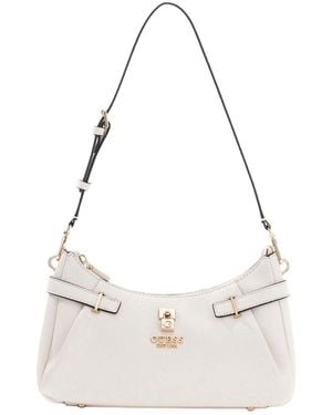 Guess Schoudertas Yesba Shoulder Bag Cream White Crème - Naturel
