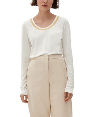 S.oliver 2121661 T Shirt langarm - Weiß