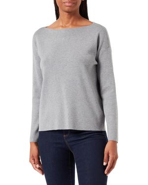 Vero Moda Bestseller A/S Vmnancy LS Boatneck Maglione Ga Noos - Grigio