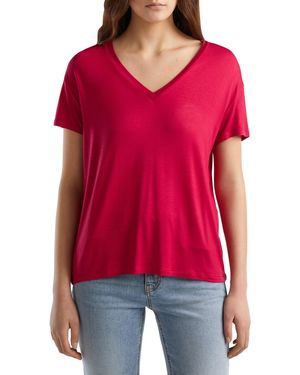 Benetton T-Shirt 3Z12D400T - Rosso