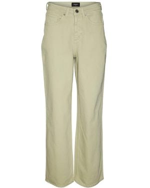 Vero Moda Vmtessa HR Straight Jeans Color Ga Noos - Verde
