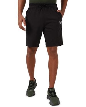 Reebok Gamba Sinistra Pantaloncini - Nero