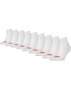 Levi's Mid Cut Batwing Logo Legwear - Weiß