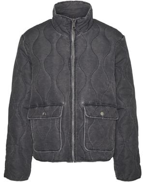 Vero Moda Vmlea Boo Short Jacket Quilted - Grey