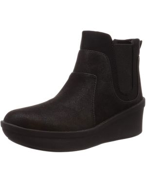 Clarks Step Rose Sun S Ankle Boots Black 5 Uk