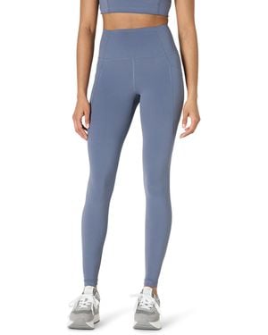 Amazon Essentials Legging Long d'Entraînement et de Yoga Active FormFlex Ultra Doux - Bleu