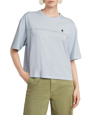 G-Star G-star Horizontal Seam Loose Top - Blue