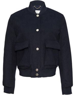 S.oliver Blouson aus Wollmix Navy 44 - Blau
