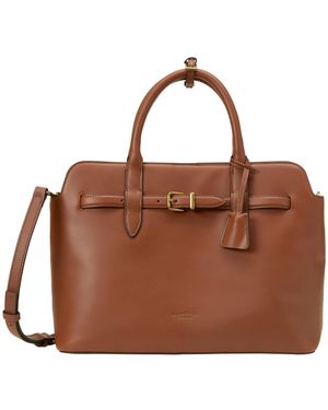 Marc O' Polo Borsetta borsa a tracolla Gigi Shopper Dark Cognac marrone