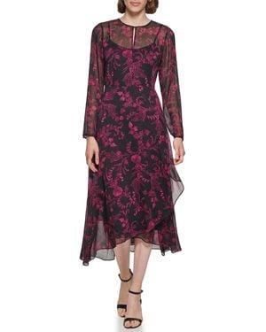 Tommy Hilfiger Midi Dress - Purple
