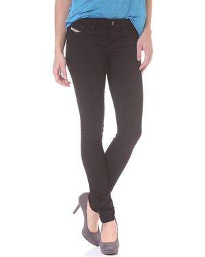 DIESEL Skinzee-Low 0813E L.32 02 Jeans Black Denim - Schwarz