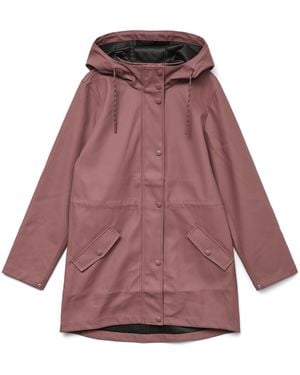 Vero Moda Vmmalou Coated Jacket Noos - Purple