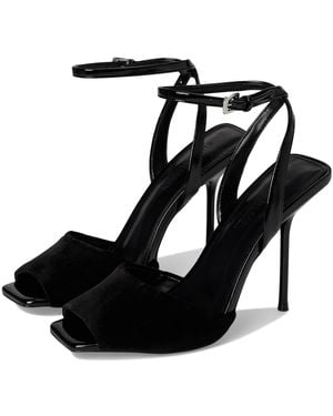 Steve Madden Lilac Sandals, Leather/Rubber - Black