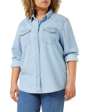 Wrangler Heritage Shirt Denim - Blue