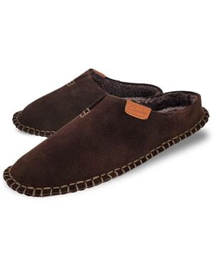 Clarks Plush Sherpa Lining - Indoor Outdoor House Slippers For - Schwarz