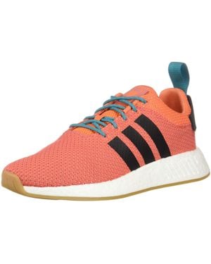 adidas Nmd_r2 Summer Originals Orange/black/white Running Shoe 10.5 Us - Red