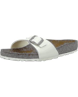 Birkenstock , Ciabatte Donna, Bianco, 37 EU - Nero