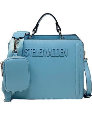 Blue steve madden purse sale