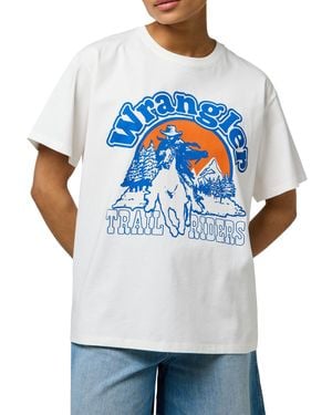 Wrangler Girlfriend Tee T-shirt - Grey