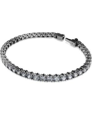 Swarovski Matrix Tennisarmband für - Grau