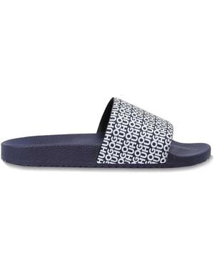HUGO Timein Slides Uk 9 Blue